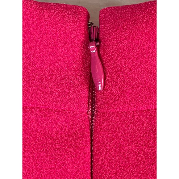 Vince Camuto Buckle halter crepe shift dress, fuchsia, size 0, NWT - Picture 11 of 13